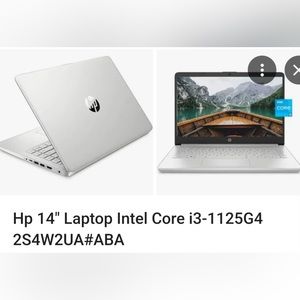 Hp silver laptop